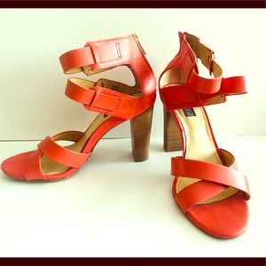 Kenneth Cole Reaction chunky heel sandal 8.5